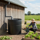 Gray 2000 Litre Total Access Water Tank - Heavy Duty Water Storage Solution