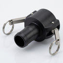 2" Hose Barb Cam Lever Coupler, Polypropylene, Stainless Steel (view 2)
