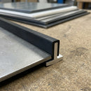 Square Rubber Edge Protector 22x10mm for 3mm Panels - 5m EPDM