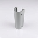 76mm Diameter Aluminium Downpipe Access Plate — RAL 9006
