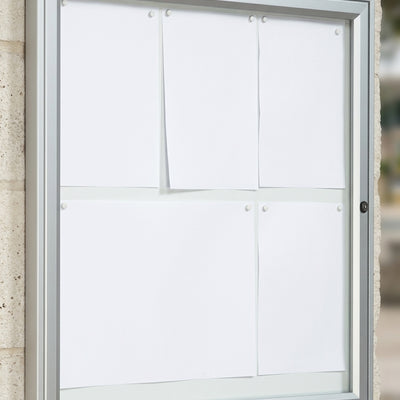 4x A4 Outdoor Poster Case – Aluminium Frame, Vandal-Resistant