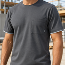 Performance Short Sleeve Work Tee - Steel Grey (view 2)