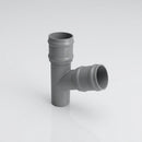 Traditional Aluminium Downpipe Branch 76mm Diameter — RAL 7037 / 112.5 Degrees