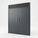 Heavy Duty Double Steel Door - Panic Exit, Up to 2900mm Height (view 2)