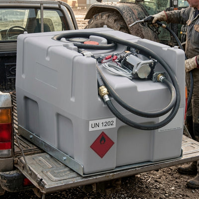 125 Litre Diesel Fuel Dispenser Mobile Tank with 12V Electric Pump