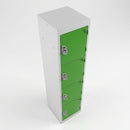 Four-door steel school locker 1365mm h, cam lock, 9 colours (view 2)