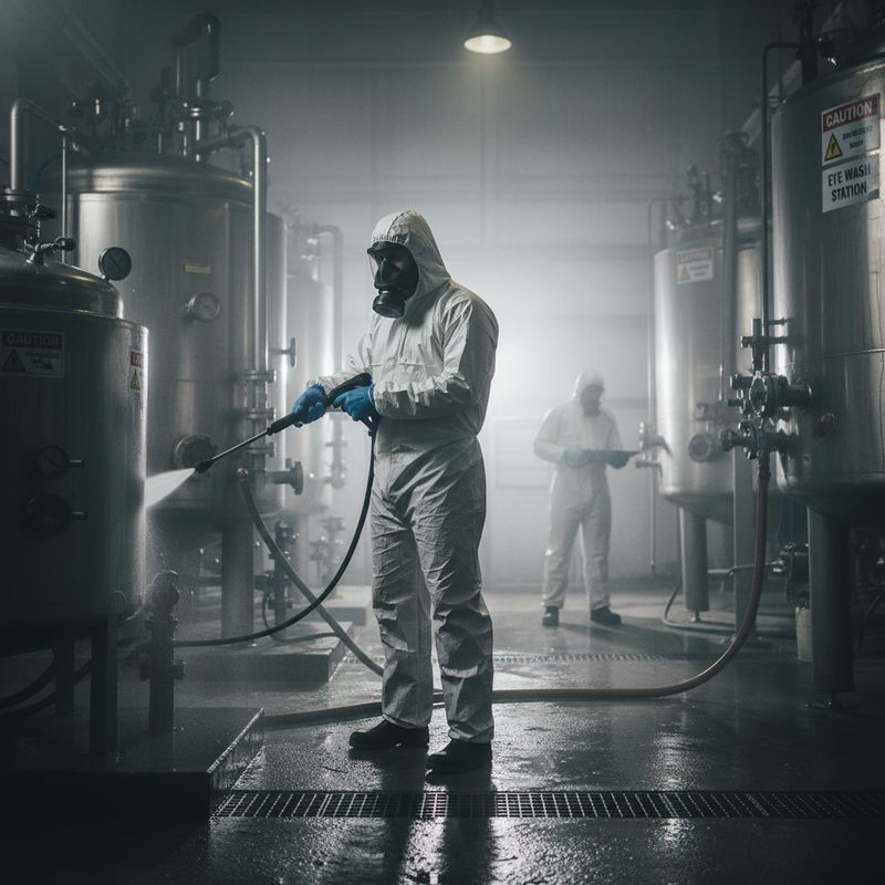 Dark Slate Gray High-Performance Disposable Coverall with 3-Piece Hood - White