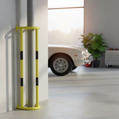Heavy Duty Vertical Column / Pipe Protector - Wall Mountable