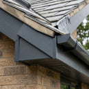 Aluminium Soffit Board Joint Cover — RAL 7016 (in use)