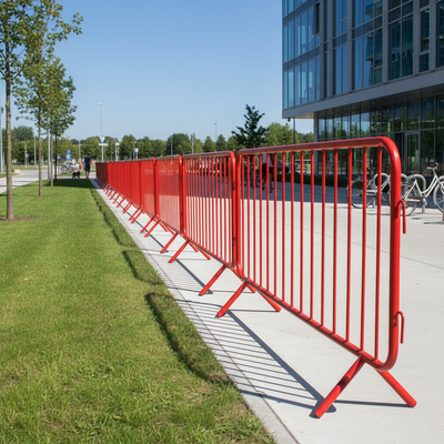 Heavy Duty 2.3m Metal Pedestrian Barrier for Crowd Control