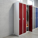 Single-door steel locker with cam lock, 1.5mm frame