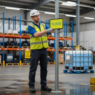 Premium 600 x 450mm Q-Sign for Effective Traffic Management