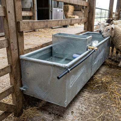 Galvanised Water Trough - Durable Steel Construction