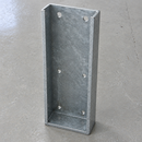 Galvanised Channel Mount Bracket for Dock Buffer - 760 x 270 x 85mm