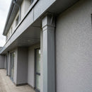 Flush Joint Aluminium Downpipe 72×72mm × 3m