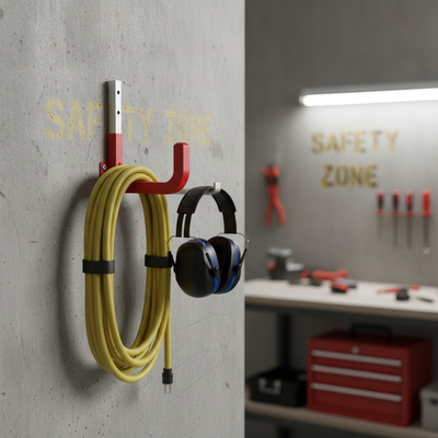Heavy Duty Galvanised Wall Hook for Versatile Applications