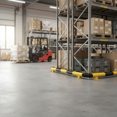 Heavy Duty Collision Protection Bars - 76mm Durable Steel