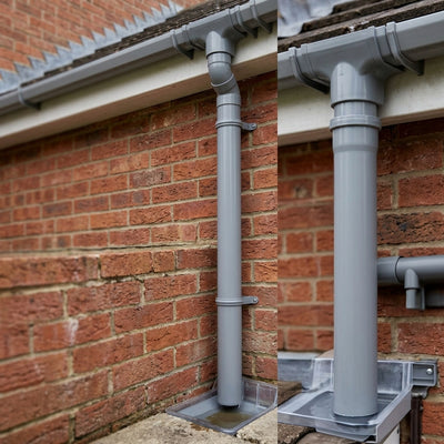 4m x 68mm Plain Ended Downpipe