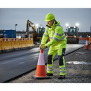 Dark Slate Gray High-Performance Interactive Breathable Jacket with Detachable Hood - Saturn Yellow