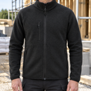 Thermal Pro Fleece Work Jacket with Zip Pockets - Black