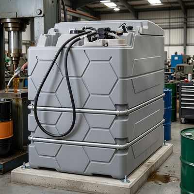 1500 Litre Double-Wall Polyethylene Lubricant Dispensing Station