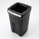 100 Litre Open Top Recycling Bin – MDPE Waste Container (view 2)