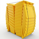 Full Pallet 18 × 6 Cu Ft Grit Bins, UV-Resistant Polyethylene (view 2)