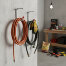 Dark Gray Premium Aluminium Hook for Wall and Ceiling Mounting - 150mm x 255mm