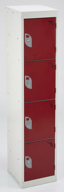 4-Door School Locker with Cam Lock – 300/380/450mm Depth (view 2)