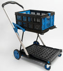 Folding Trolley with Folding Box, 75kg Capacity (view 2)