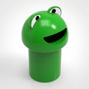 60 litre plastic litter bin with hooded top and compact design (view 2)