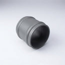 76mm Traditional Aluminium Downpipe Socket Non-Eared Spare — RAL 7037