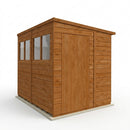 Modular Pent Shed with Customisable Windows and Doors (view 2)