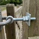 Galvanised Gate Eyes - Durable Steel Fixings