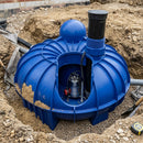 5200L Underground Rainwater Harvesting Tank, Low-Profile Polyethylene