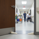 Premium Non-Slip Rubber Door Stop Wedges - 2 Pack, Compact Design for Secure Door Holding