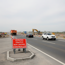 Light Gray Joining Traffic Not Signal Controlled Sign 1050x750mm