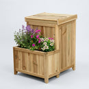 Parcel Store with Planter - Garden Storage and Planting Solution (view 2)