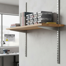 Gray Premium Twin Slot Bracket - Heavy Duty Stainless Steel Support