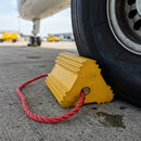 Yellow Aircraft Tyre Stop Block 175 x 160 x 250mm