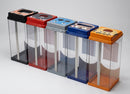 60-litre animal-face recycling bin with polycarbonate body (view 2)