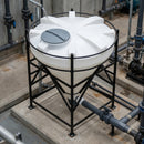2000 Litre 60° Cone Tank, UV Polyethylene, 2" Drainage