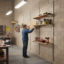 Slate Gray High-Performance Twin Slot Uprights for Versatile Shelving Solutions