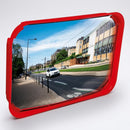 600 × 400mm convex safety mirror polymir frame (view 2)