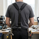 Adjustable Heavy Duty Work Braces - Black