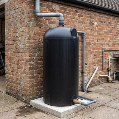 500 Litre Slimline Non-Potable Water Tank, 1.5" BSP