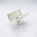 Deepflow Aluminium Gutter Outlet 63mm Dia – 130mm — RAL 9010