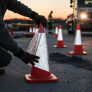 Dark Slate Gray Premium Replacement Reflective Cone Sleeve - 460mm to 1000mm