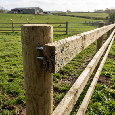 Treated Larch Rails 3. x 32mm