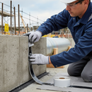 Dark Gray Professional Double Sided Butyl Mastic Tape 50mm x 10m x 1.5mm